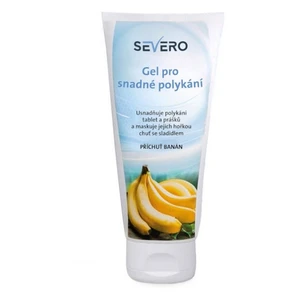 SEVERO Gel pro snadné polykání banán 150ml