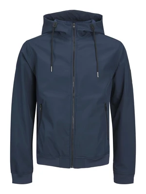 Jack&Jones PLUS Pánská softshell bunda JJEBASIC 12236331 Navy Blazer 3XL