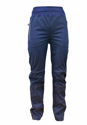 Women's SUMMER softshell pants - dark blue-gray