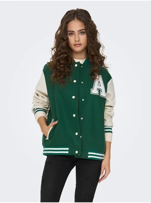 Beige-Green Women's Bomber ONLY Silja - Women