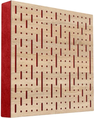 Mega Acoustic FiberPRO60 Binary Bean Sonoma Oak/Red Absorbent Holzplatte