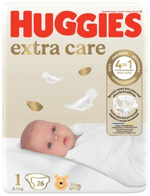 HUGGIES Extra Care 1, 26 ks