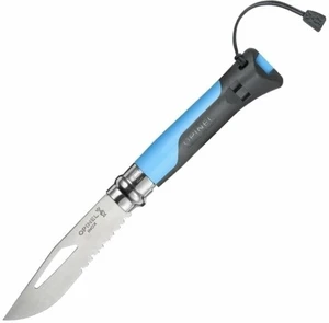 Opinel N°08 Stainless Steel Outdoor Plastic Blue Cuțit turistice