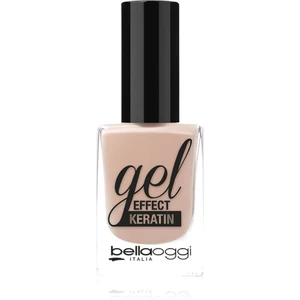 bellaoggi Gel Effect Keratin Nail Polish lak na nehty odstín Nude Look 10 ml