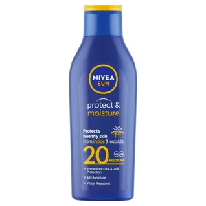 Nivea Hydratační mléko na opalování SPF 20 Sun (Protect & Moisture Lotion) 200 ml