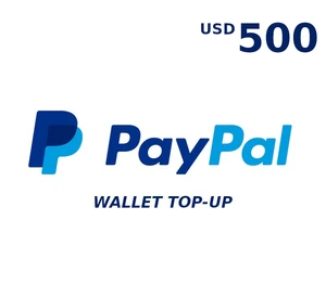 PayPal Wallet 500 USD Top Up