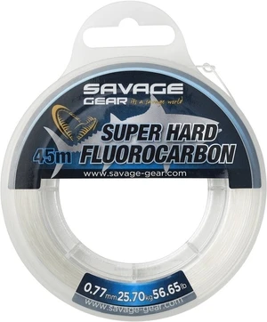 Savage Gear Super Hard Fluorocarbon Átlátszó 0,77 mm 45 m 25,70 kg Zsinór