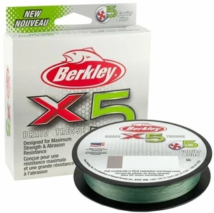 Berkley x5 Braid Low Vis Green 0,30 mm 150 m 31,5 kg Linie împletită