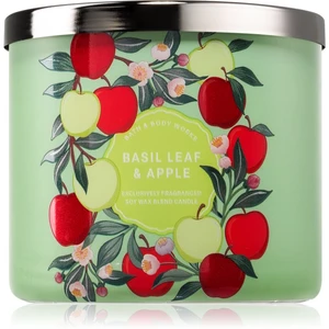 Bath & Body Works Basil Leaf & Apple vonná sviečka 411 g