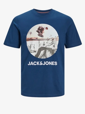 Jack & Jones Navin Triko Modrá