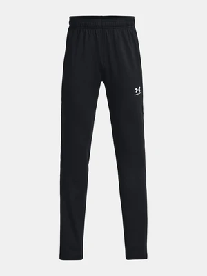 Čierne chlapčenské športové nohavice Under Armour UA B's Challenger Train Pant