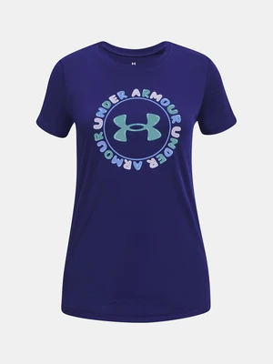 Tričko Under Armour UA Tech Wordmark SSC-BLU