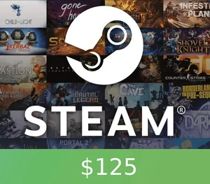 Steam Gift Card $125 - For USD Currency Accounts Global Activation Code