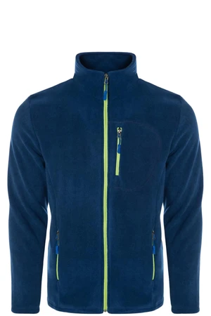 24601 Dewberry 5 Pocket Outdoor Full Zipper Fleece Jacket-INDIGO-2