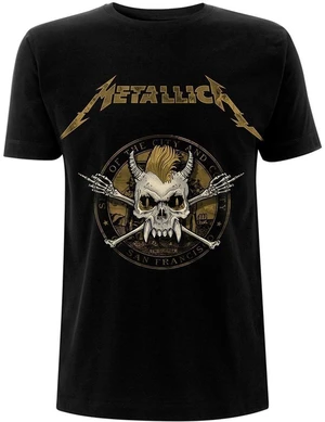 Metallica T-shirt Scary Guy Seal Unisex Black 2XL