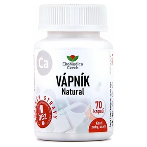 EKOMEDICA Vápnik natural 70 kapsúl