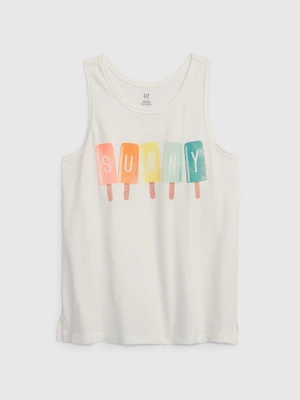 GAP Kids tank top organic sunny - Girls