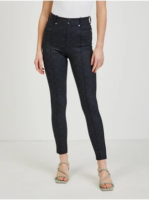 Dark gray ladies checked trousers ORSAY - Ladies