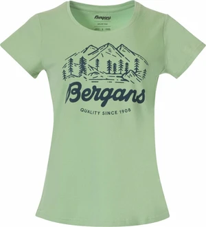 Bergans Classic V2 Tee Women Light Jade Green XL Camiseta