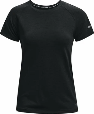 Under Armour UA W Seamless Run Black/Black/Reflective M Tricou cu mânecă scurtă pentru alergare