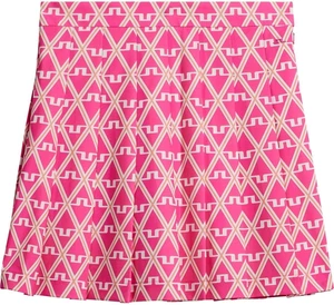 J.Lindeberg Adina Print Skirt Fuchsia Purple S