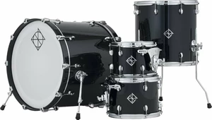 Dixon PODCSTM422-01-PB Cornerstone Maple Shellset Piano Black Gloss Conjunto de batería acústica