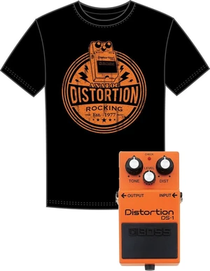 Boss DS-1 Shirt M SET Efecto de guitarra