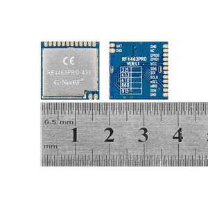 1Piece RF4463PRO 100mW Digital RSSI SI4463 SPI Interface 433Mhz Wireless Transmitter