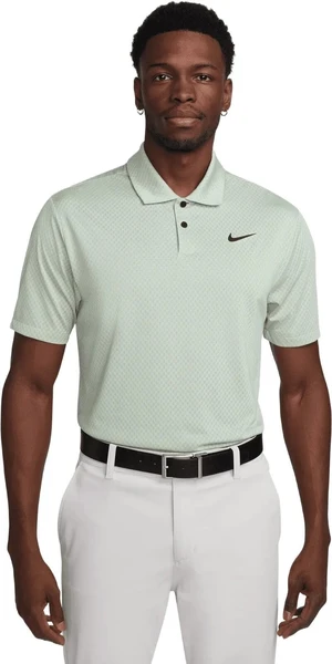 Nike Dri-Fit Tour Jacquard Mens Honeydew/Sea Glass/Oil Green/Black S Polo košile