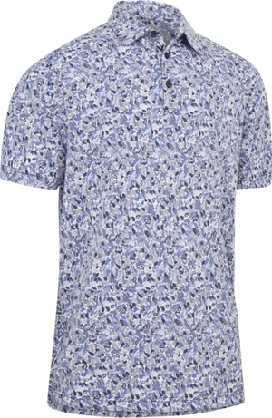 Callaway Mens Filter Floral Print Polo Caviar M Camiseta polo