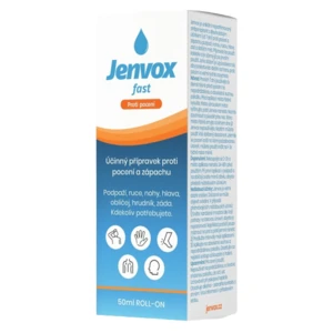 Jenvox proti poteniu a zapachu roll-on fast 50 ml