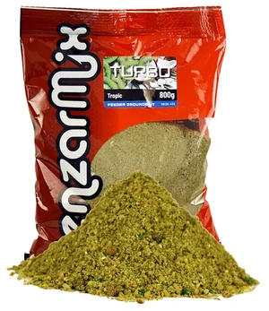 Benzar mix krmítková směs turbo feeder 800 g - kiwi kokos