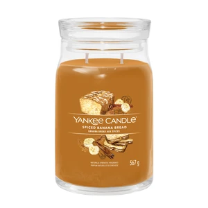 Yankee Candle Aromatická svíčka Signature sklo velké Spiced Banana Bread 567 g