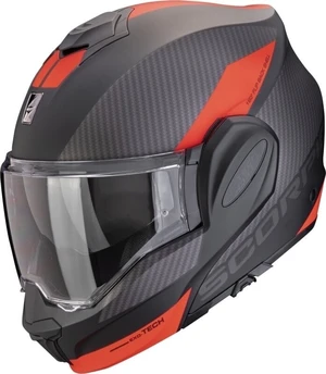 Scorpion EXO-TECH EVO TEAM Matt Black/Silver/Red S Kask