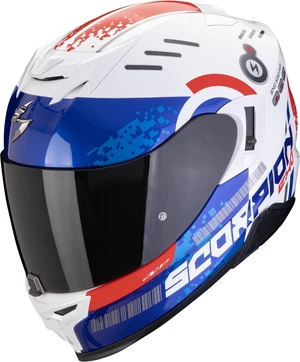 Scorpion EXO 520 EVO AIR TITAN White/Blue/Red M Kask