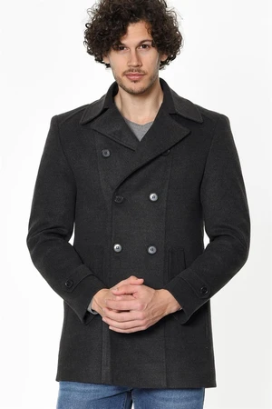 PLT8329 DEWBERRY COAT-FLAT ANTHRACITE