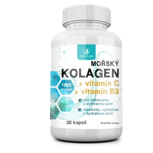 ALLNATURE Mořský kolagen + vitamin C + vitamin B3 30 kapslí