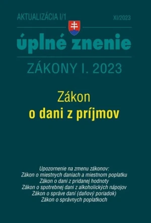 Aktualizácia I/1 2023 – daňové a účtovné zákony