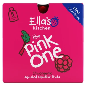 ELLA'S KITCHEN BIO Pink one ovocné smoothie s rebarborou 5 x 90 g