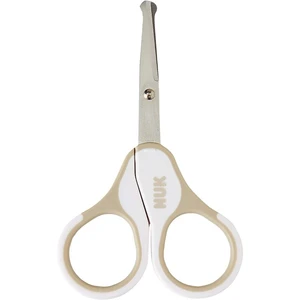 NUK Scissors dětské nůžky s kulatou špičkou Beige 1 ks