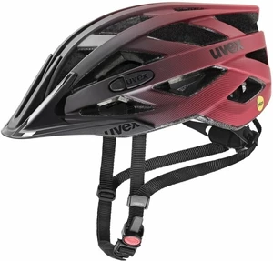 UVEX I-VO CC Black/Red 52-57 Fahrradhelm