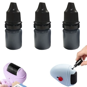 3pcs/set Refill Ink Black Ink for Identity Guard Theft Protection Roller Stamp Paint By Number Accessories