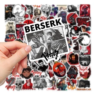 10/64PCS Cartoon Classic Anime BERSERK Stickers Car Guitar Motorcycle Luggage Suitcase DIY Graffiti Sticker Decals Kid