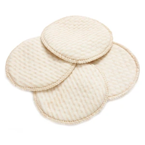 4 Pcs Skin-friendly Breast Pads Anti-overflow Nursing Pad Breastfeeding Absorbency Mom Prenatal Postnatal Supplies