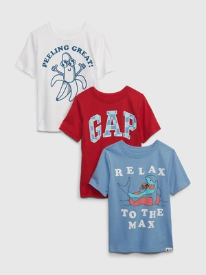 GAP Kids T-shirts organic, 3 pcs - Boys