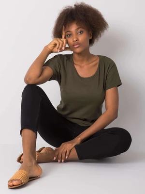 Women's khaki T-shirt