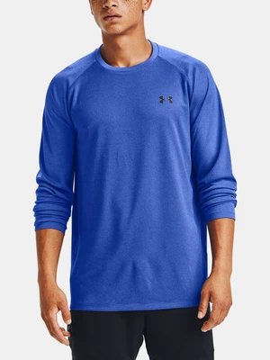 Under Armour T-shirt Textured LS-BLU - Men's