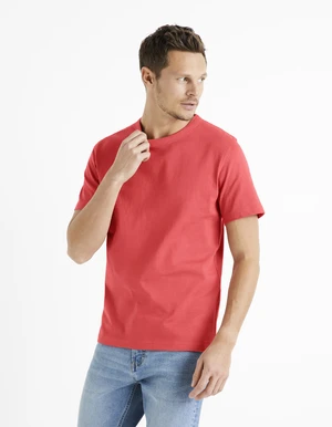 Celio Cotton T-Shirt Tebox - Men