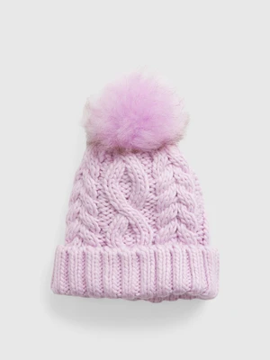 GAP Knitted beanie with pompom - Women