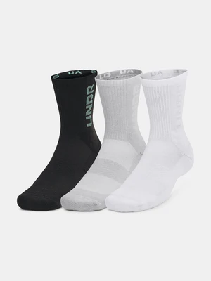 Under Armour Socks UA 3-Maker 3pk Mid-Crew-BLK - unisex